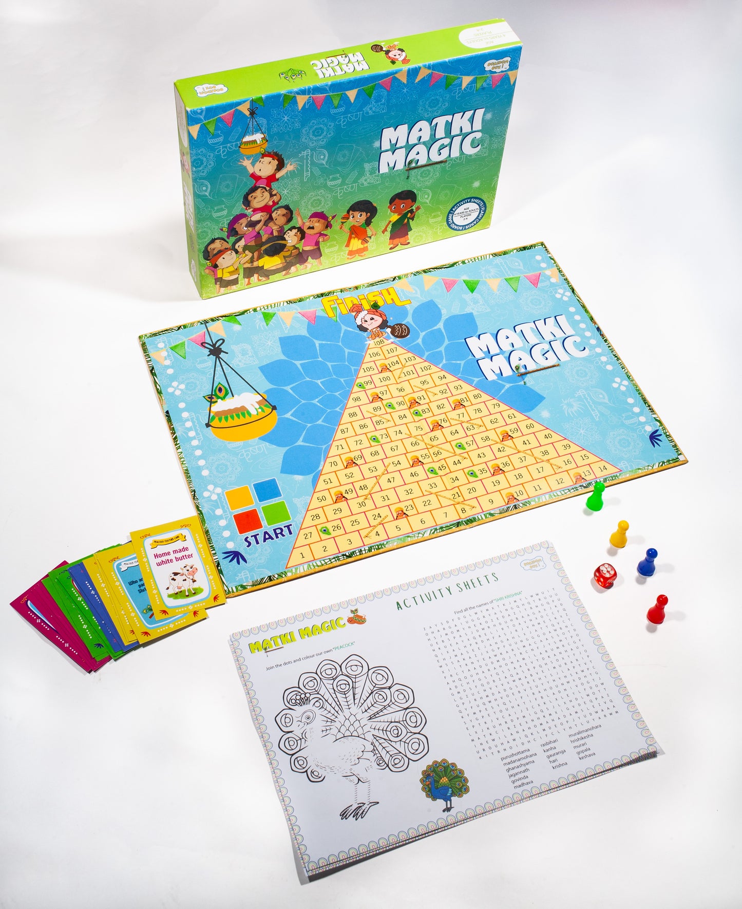 MATKI MAGIC BOARD GAME AND ACTIVITY BOX