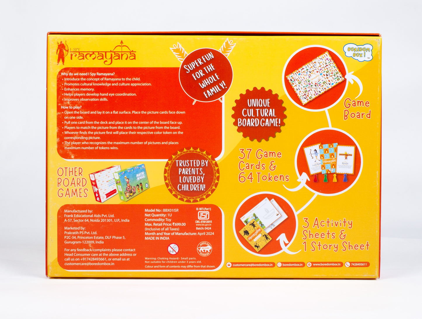 I-SPY RAMAYANA BOARD GAME AND ACTIVITY BOX